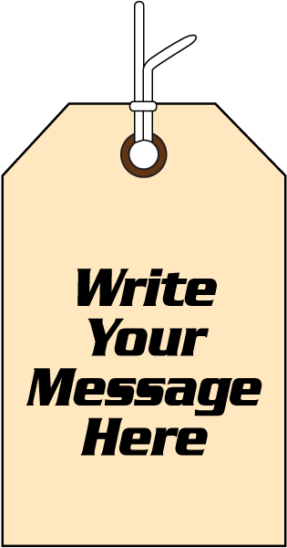 Blank Manila Paper Tag - Manila Paper (315x600), Png Download