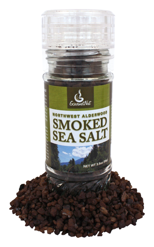 Northwest Alderwood Smoked Sea Salt - Table Salt (593x950), Png Download