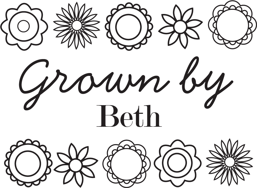 Grown By With Flowers Border Stamp - Postage Stamp (1200x1200), Png Download