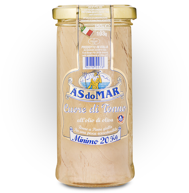 Tuna Heart In Olive Oil - Asdomar Cuore Di Tonno (800x800), Png Download