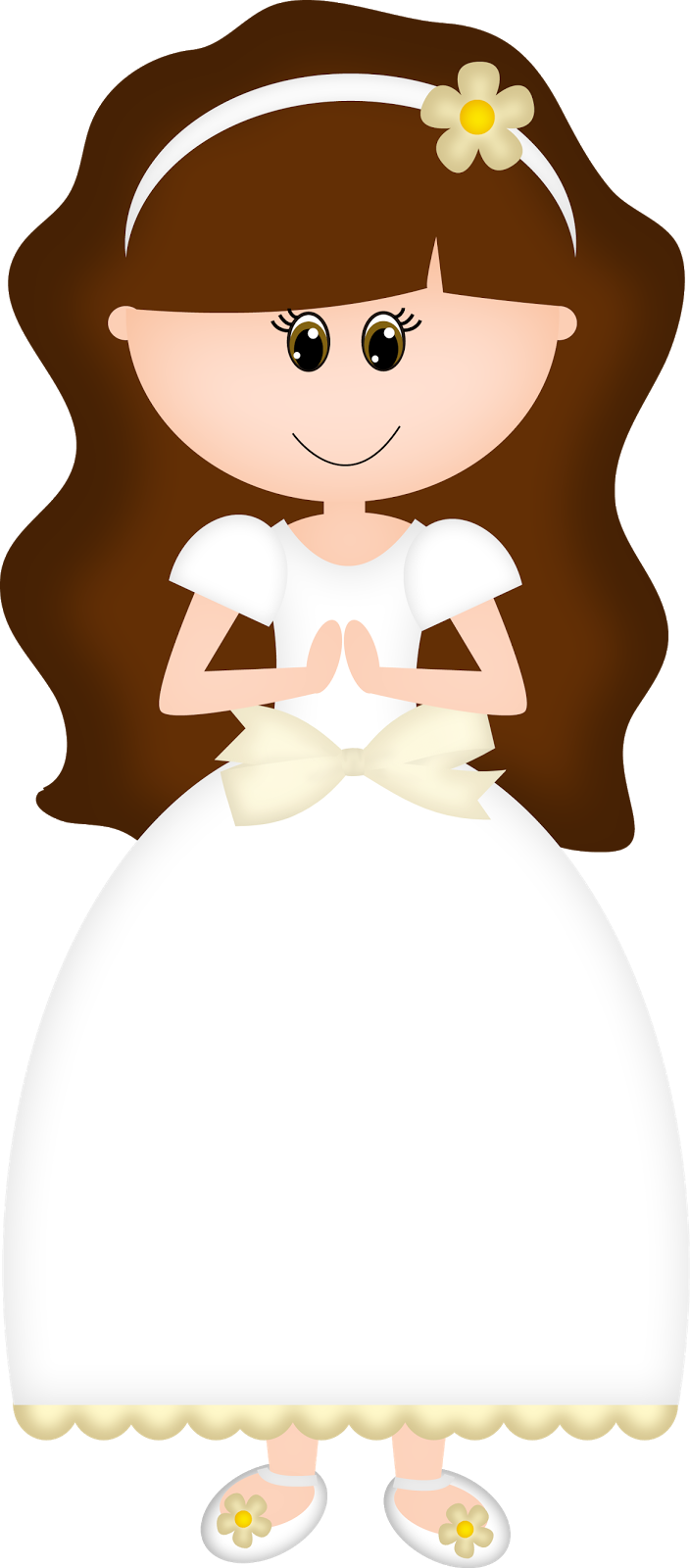 Pin By Jeny Chique On Primera Comunión Para Niñas - First Communion (704x1600), Png Download