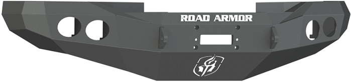 Road Armor 47010b Front Stealth Winch Bumper With Round - Ram 4500 Winch Bumper (800x531), Png Download