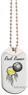 Billiard Dream Catcher Dog Tags Rack Runner Dream Catcher - Cafepress Billiard Dream Catcher Oval Ornament (350x350), Png Download