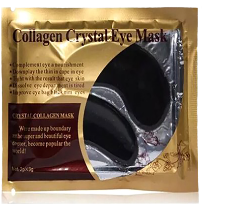 Collagen Crystal Eye Mask Black (500x500), Png Download