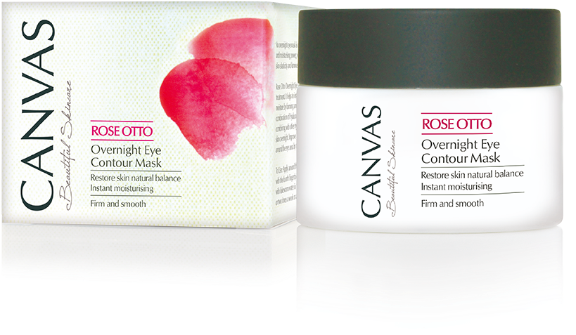 Rose Otto Overnight Eye Contour Mask - Cosmetics (1000x1535), Png Download