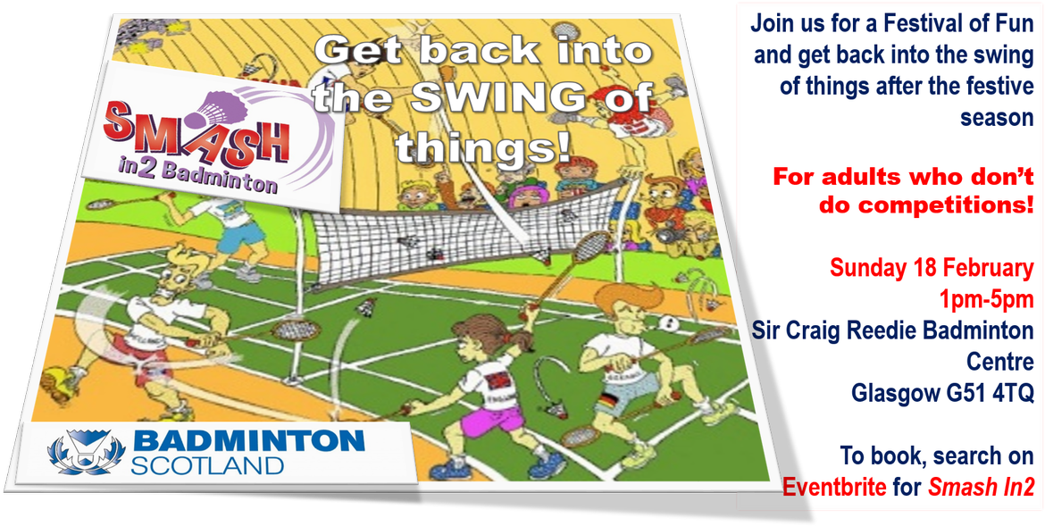 Smash In2 Badminton Festival Of Fun In Glasgow - Alt Attribute (1200x596), Png Download