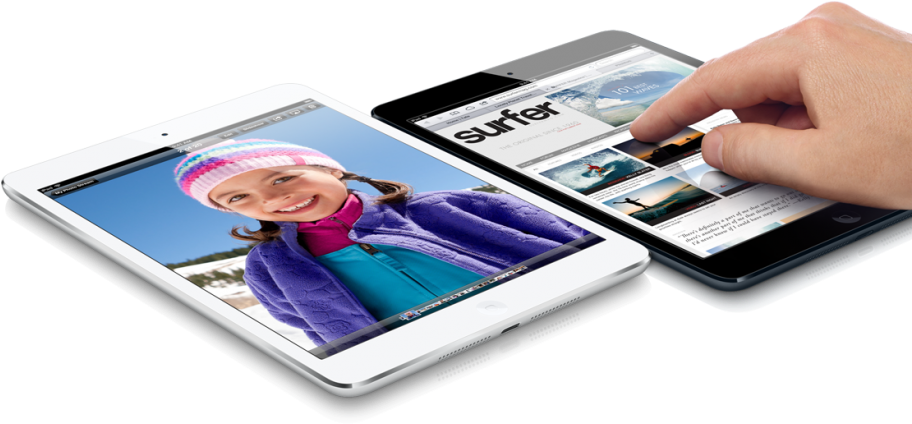Although The Apple Ipad Mini Has Only Just Gone On - Apple Ipad Mini - Wi-fi + 4g - 16 Gb - Black/slate (920x427), Png Download