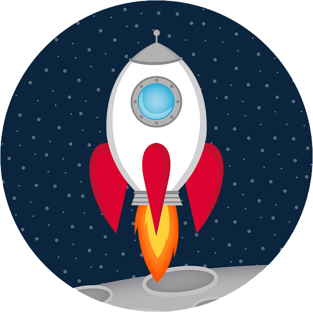 Outer Space Birthday - Outer Space (638x637), Png Download