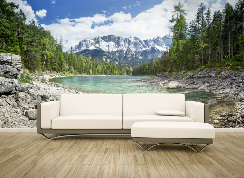 Custom Printed Pre Pasted Wall Paper - Wall (500x500), Png Download