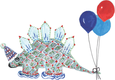 0521 Party Dino - Bowl (440x305), Png Download