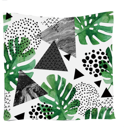 Nature Decor, Wall Decor, Taim Tapestry, Beautiful - Tropical Leaf Watercolour (530x530), Png Download