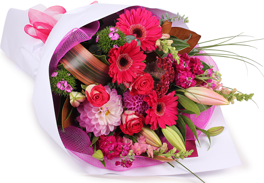 Beautiful Flowers 2019 Flower Bouquet Images - Birthday Flowers Bouquet Png (849x600), Png Download