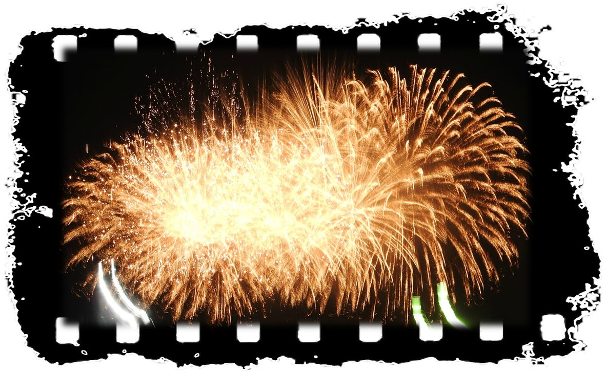 *amaryllis From Inside Of Neighbor's Fence* - Fireworks (1180x727), Png Download