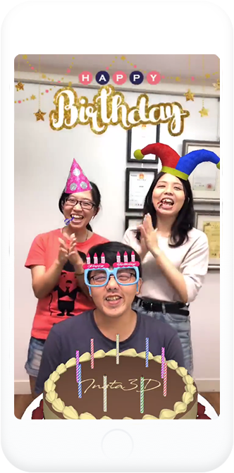 Discover - Birthday Party (358x697), Png Download