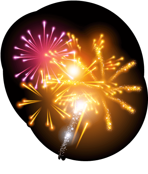 Fireworks (500x580), Png Download