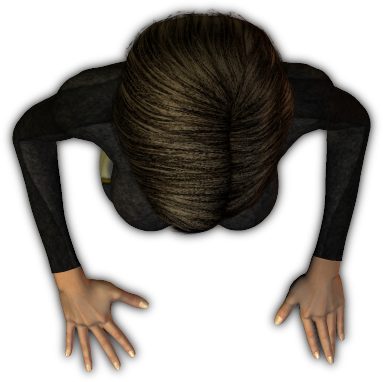 Edited By Steel Rat On 12/30/2005 At - Top View Human Png (383x382), Png Download