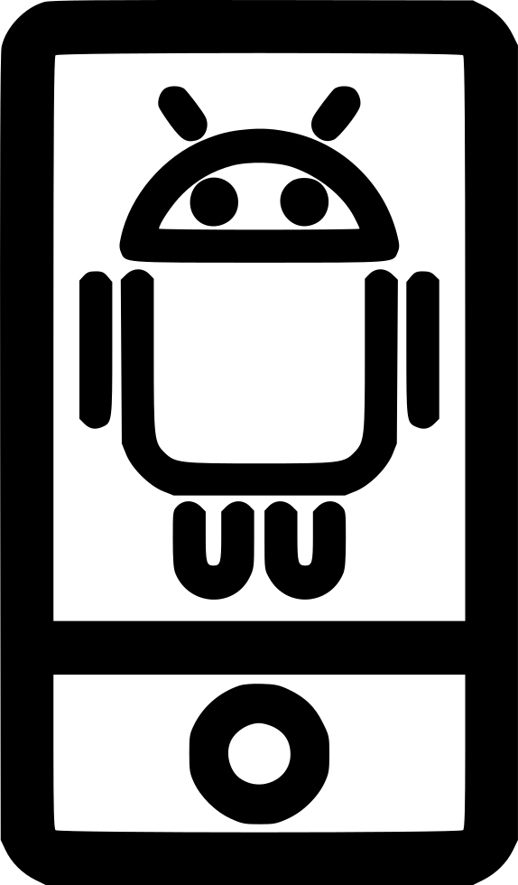 Android Phone Business Mobile Web Game Robot Comments (574x980), Png Download