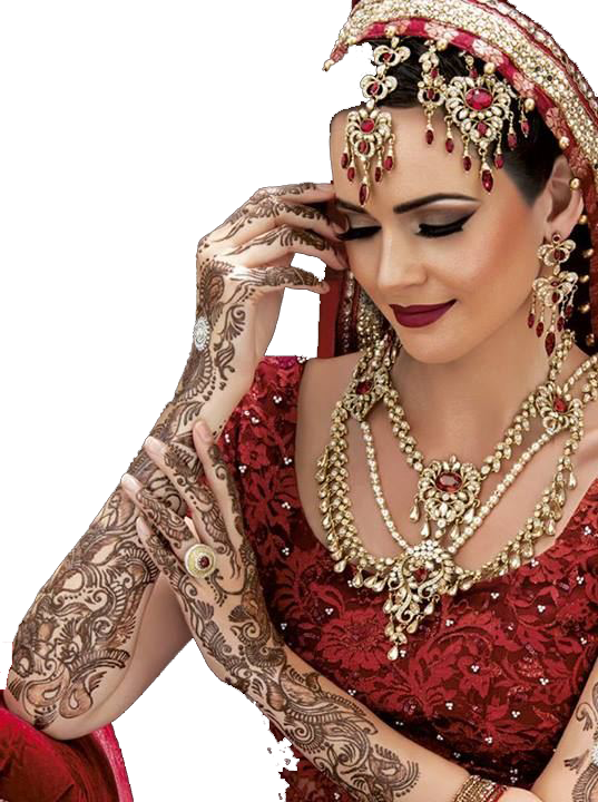 They Have Served Many More People For Marrige And Partys - Full Body Mahandi (537x720), Png Download