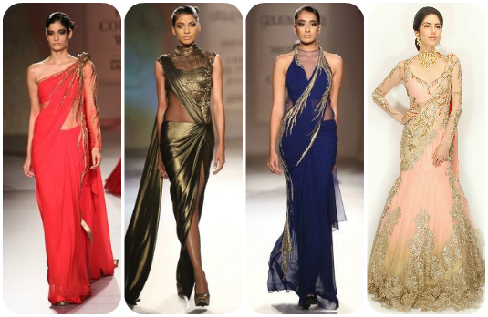 The Evolution Of Indian Bridal Wear - Fashion (535x348), Png Download