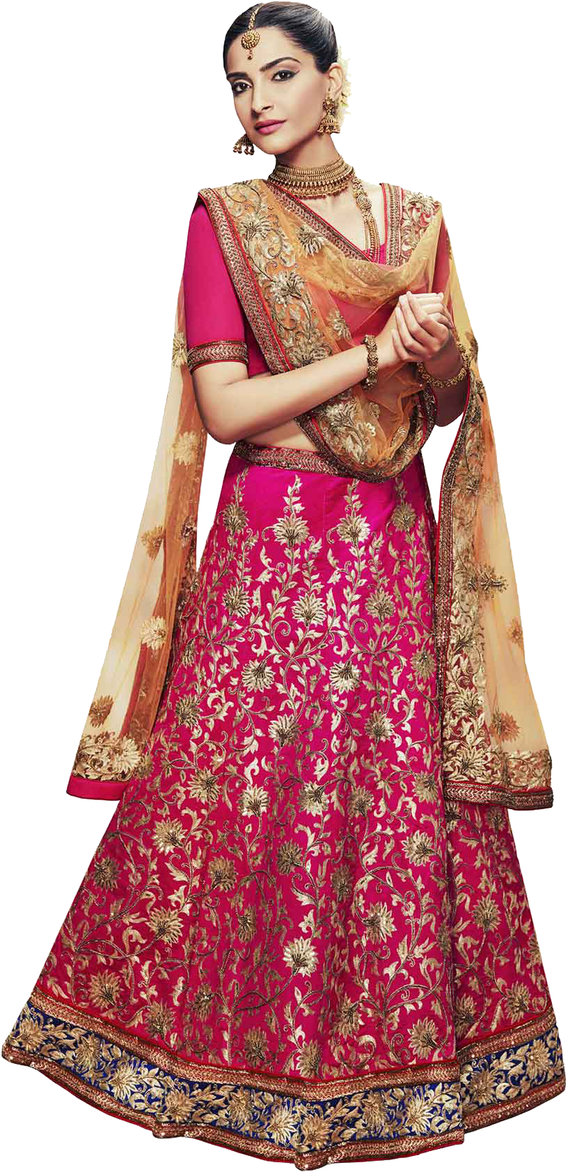 Sonam Kapoor Wedding Lehenga (1200x1800), Png Download