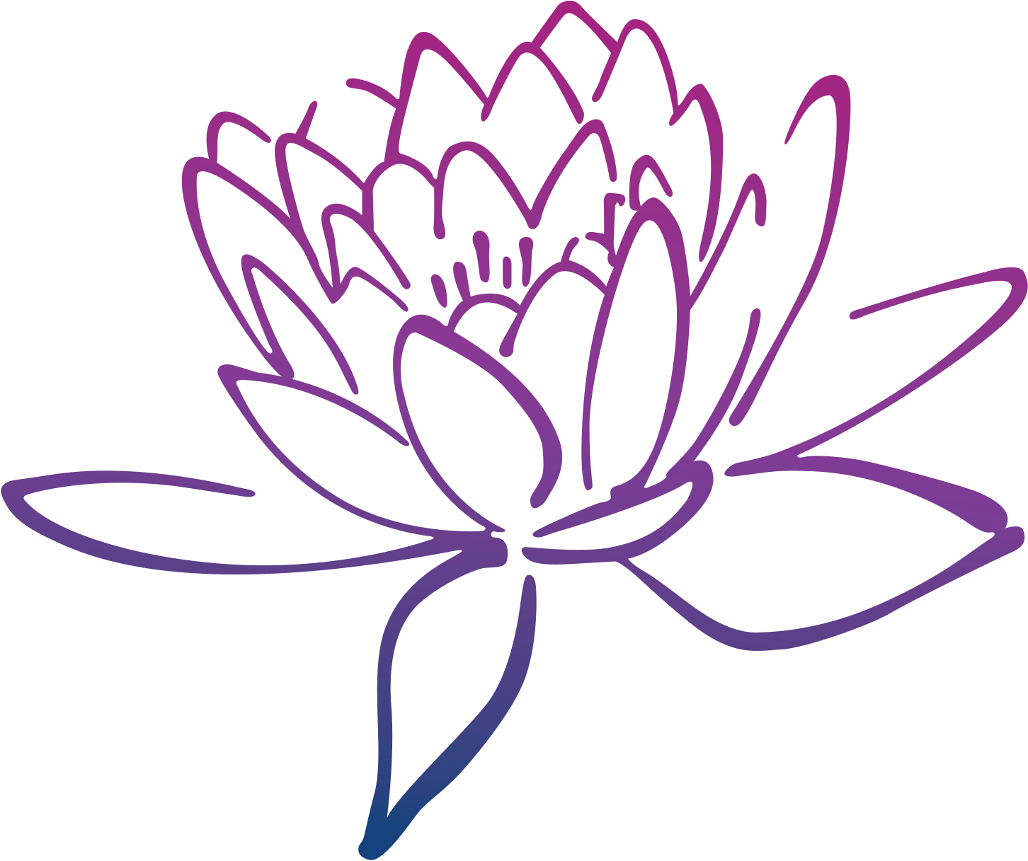 %ranikhet Resorts The Brand - Draw A Brahma Kamal Flower (1549x1287), Png Download