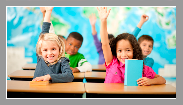 Parent Teacher Student Conferences District And School - Elementary Schoolers (633x364), Png Download