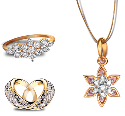 Images - Kerala Diamond Jewellery (446x376), Png Download