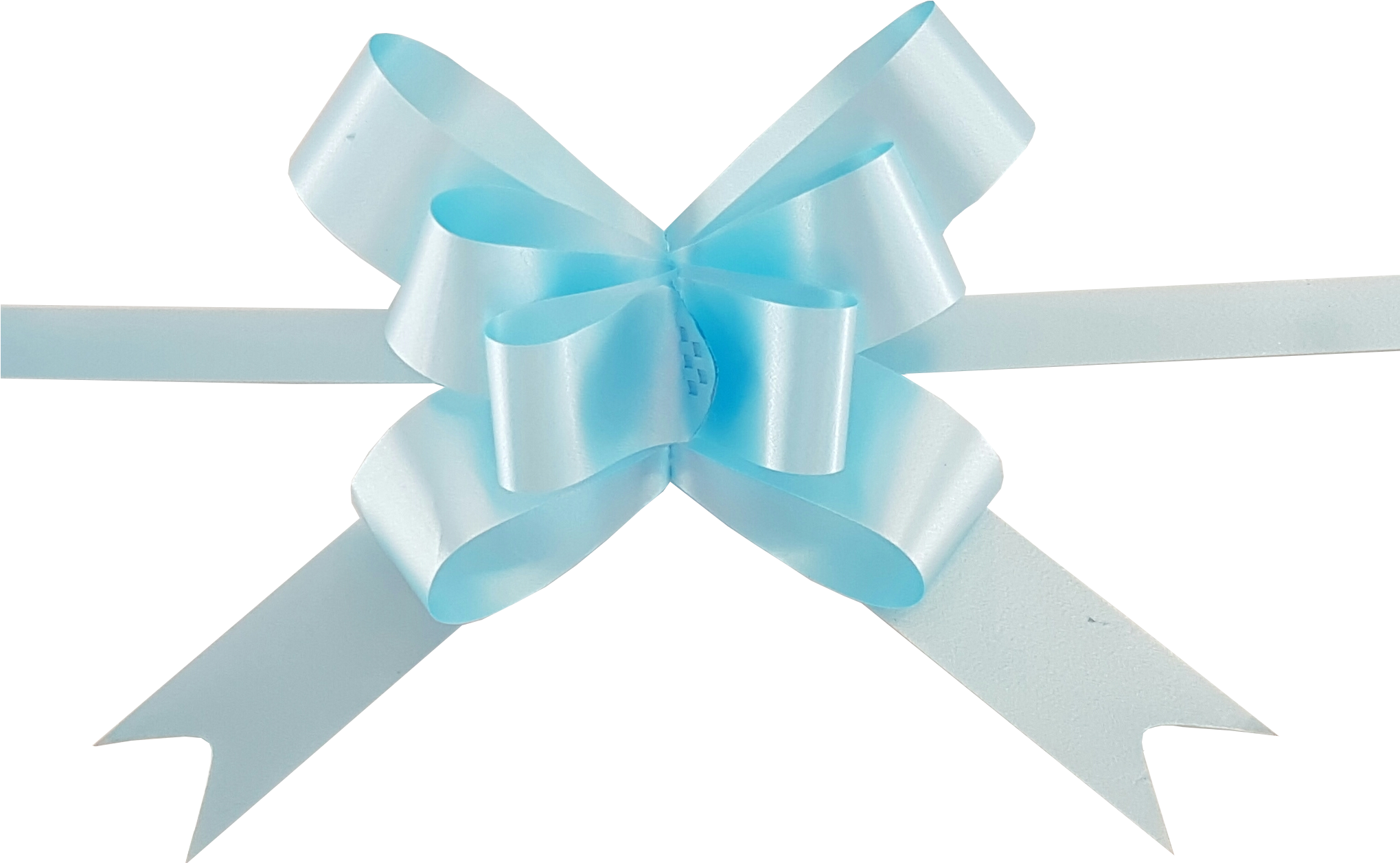 Pastel Blue Gift Bow-baby Blue Pull Bow - Moños Para Regalo Verdes (2038x1996), Png Download