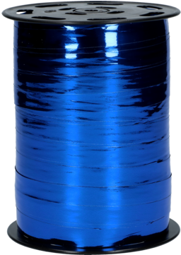 Gift Ribbon Metallic Blue 10mm - Barrel Drum (360x360), Png Download