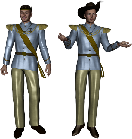 Prince With Crown (500x500), Png Download