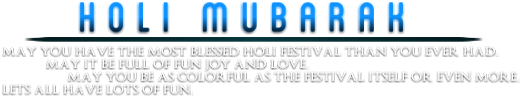 Holi All Stock Editing Material - Holi Png Text (640x360), Png Download