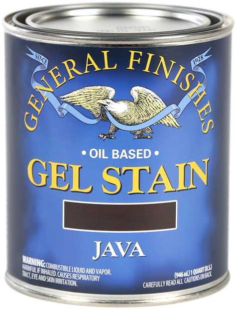General Finishes Java Oil Based Gel Stain, Quart - Emblem (546x650), Png Download