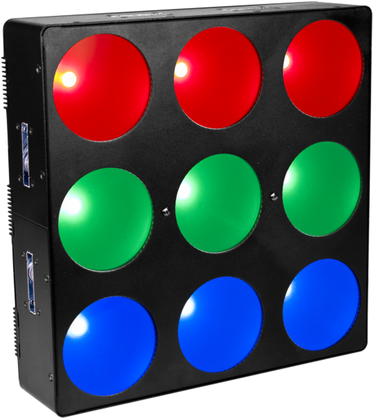 Prolights Pixpan9e 9 X 15w Rgb/fc Cob Led Pixel Map - Circle (600x600), Png Download