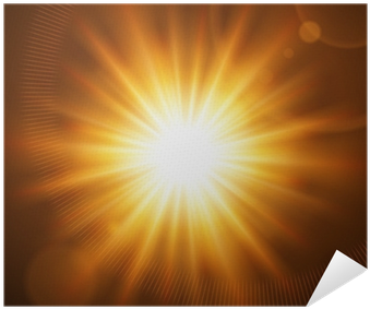 Abstraction Light With Lens Flare Background Poster - Sunlight (400x400), Png Download