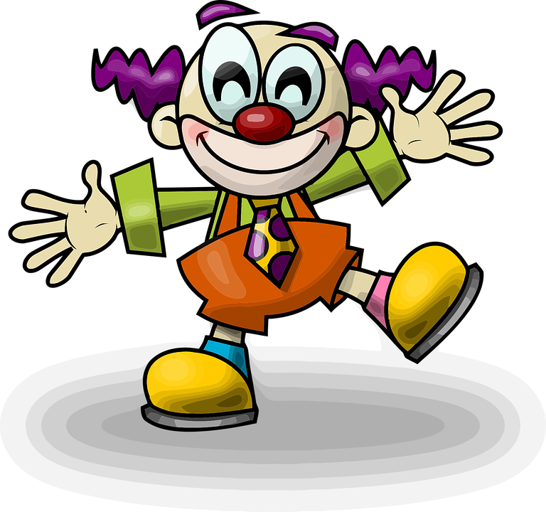 How To Earn Online $doller - Funny Clowns Cartoon (768x720), Png Download