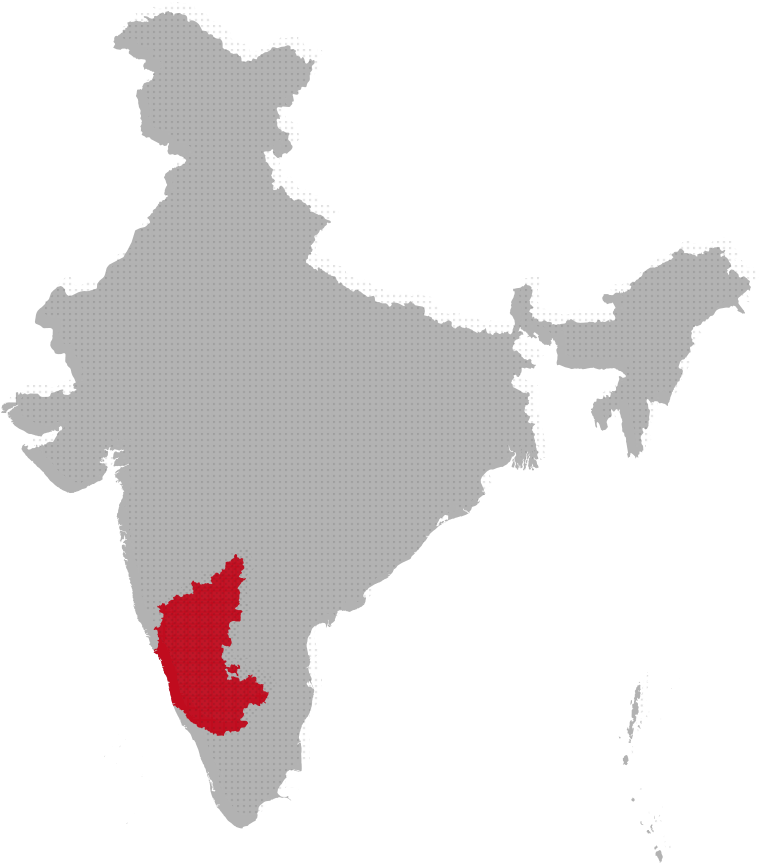 Karnataka Map Image - India Map For Powerpoint (786x894), Png Download