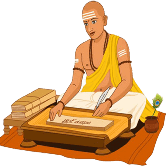Forehead Reading - Indian Astrologer Clip Art (332x412), Png Download