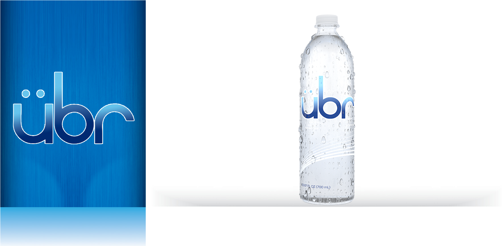 M#wisconsin Beverage - Ubr Water (2222x836), Png Download