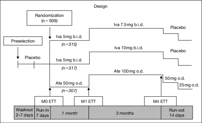 Study Design Of The Initiative Trial - Diagram (850x517), Png Download