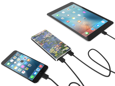 Water Lillies Desktop Essentials Tech Gift Set - Protector De Pantalla Glass Iphone 6 4.7 Pulgadas (400x300), Png Download