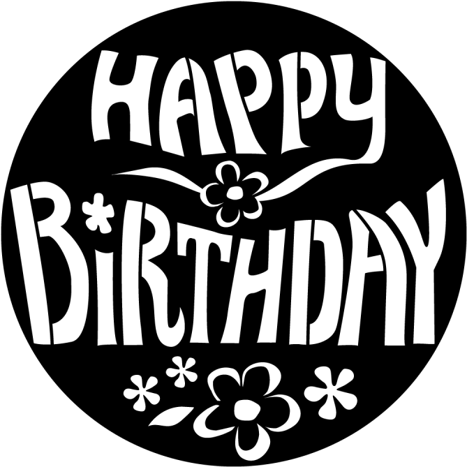Hip Happy Birthday - Apollo Design 3594 Hip Happy Birthday Steel Pattern (800x800), Png Download