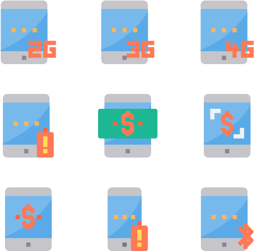 Mobile Phone 100 Icons - Icon (600x564), Png Download