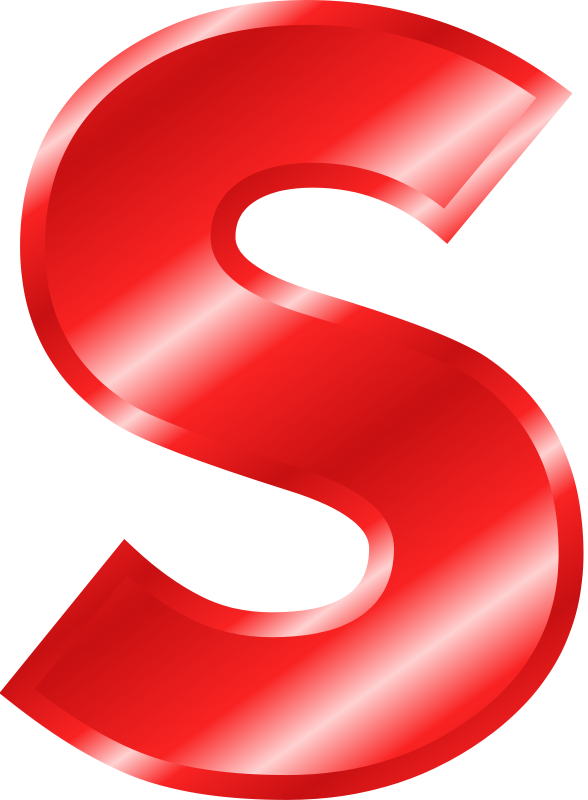 Get Notified Of Exclusive Freebies - Big Red Letter S (588x800), Png Download