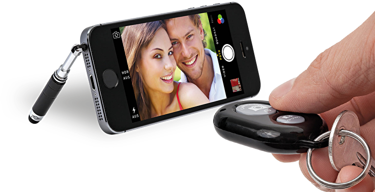 261 07001 Anw Ausloeser Handy Selfie Maker Iphone Fernbedienung - Wedo Selfie Maker Mobile Devices Camera Remote Control (900x490), Png Download