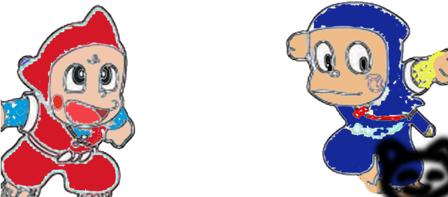 Shinzo Hattori And Kanzo Hattori - Ninja Hattori And Shinzo (640x480), Png Download