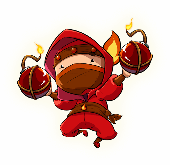 Legend Of Five Ninjas - Illustration (550x536), Png Download