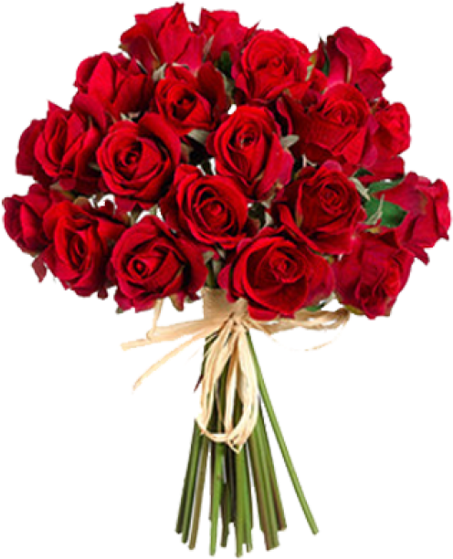 Red Flowers Bunch - Anniversary Card N Cake (800x1000), Png Download