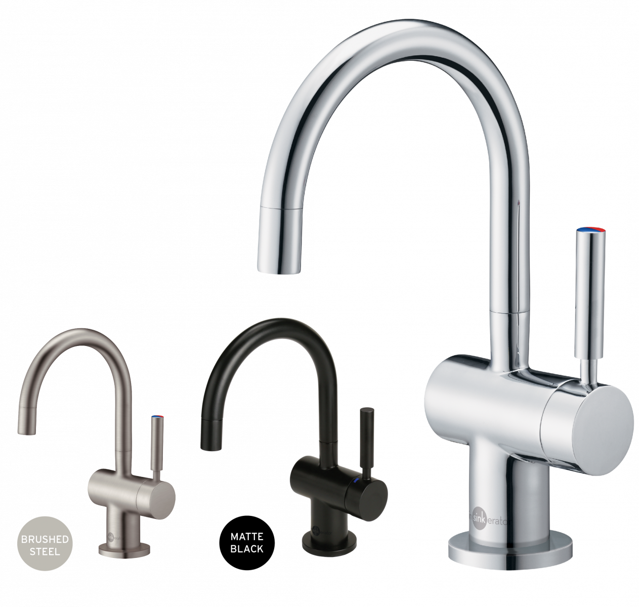 The Filter Has Been Made Easy To Replace And It Is - Insinkerator Steaming Hot Water Filtered Tap - Chrome (1263x1200), Png Download