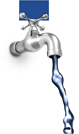 Faucet - Dripping Tap Water Loss (281x458), Png Download