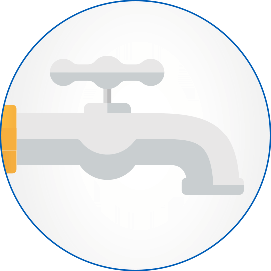 Check All Of Your Taps - Circle (544x544), Png Download